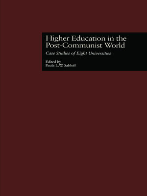 cover image of Higher Education in the Post-Communist World